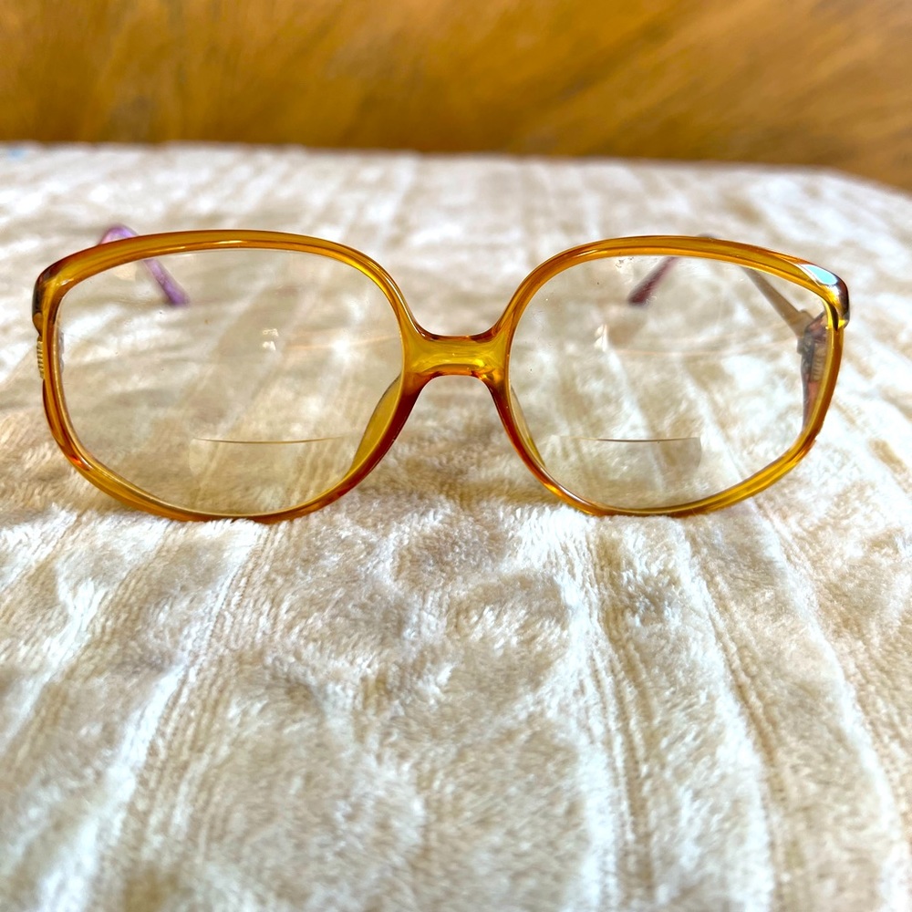 Vintage Christian Dior eyeglasses prescription attached